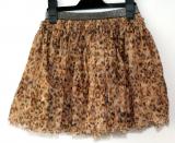 Leopardmönstrad tyllkjol
