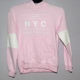 Rosa/vit hoodie