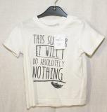 Vit t-shirt med tryck