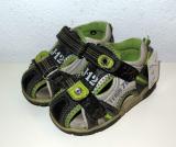 Sandaler i svart/lime