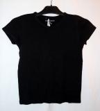 Svart v-ringad t-shirt