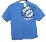 Bl&aring; t-shirt med tryck