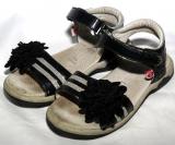 Sandaler i svart/silver