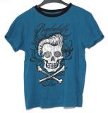 T-shirt med d&ouml;dskalle-tryck