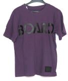 Lila t-shirt med tryck