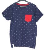 Marinbl&aring; t-shirt med ankare