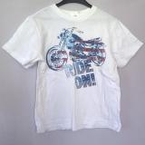 Vit t-shirt med tryck