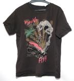 Brun t-shirt med tryck