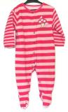 Randig fleecedress