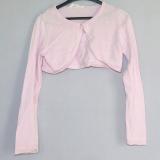 Ljusrosa finstickad bolero
