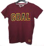Vinr&ouml;d t-shirt med tryck