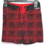 Svart-r&ouml;da badshorts