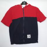 Kort&auml;rmad zip-hoodie